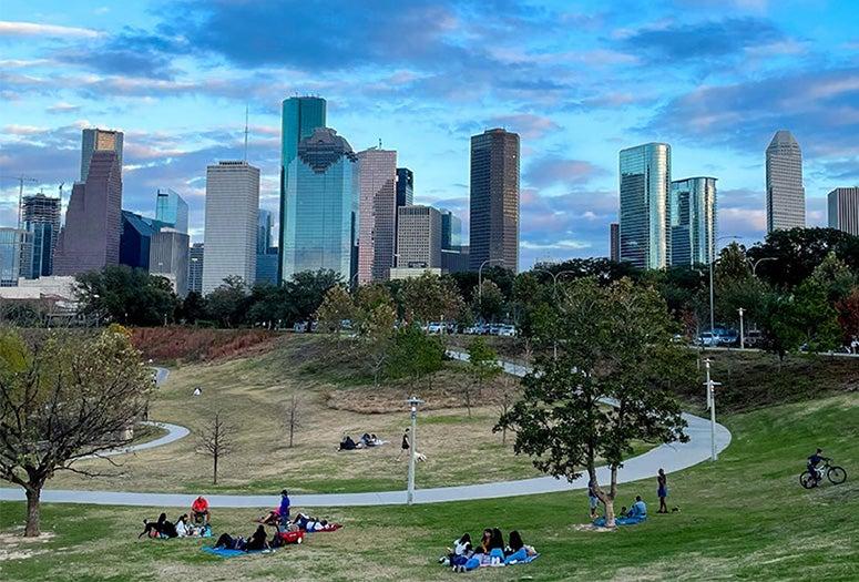 EaDo neighborhood streetscape — Houston TX
